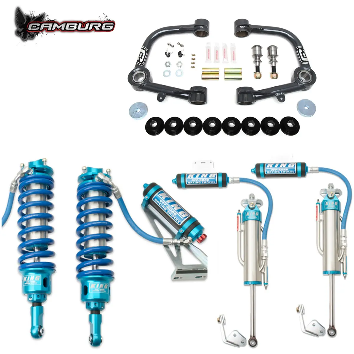 Camburg Engineering 2005-2023 Toyota Tacoma Excludes X-Runner King 3.0 Camburg Series Lift Kit 1