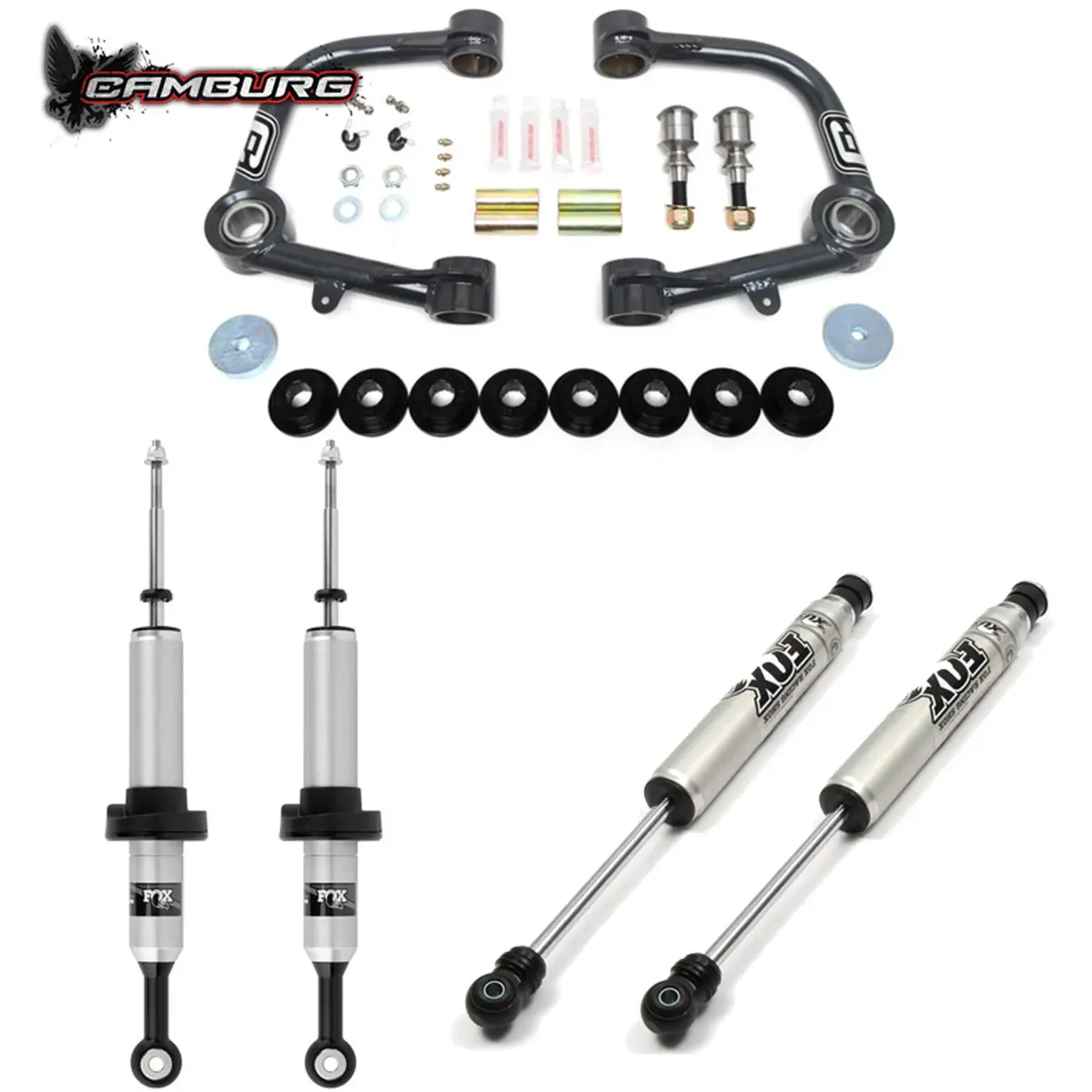 Camburg Engineering 2005-2023 Toyota Tacoma Excludes X-Runner Fox 2.0 Performance S/R Camburg Series Lift Kit 1