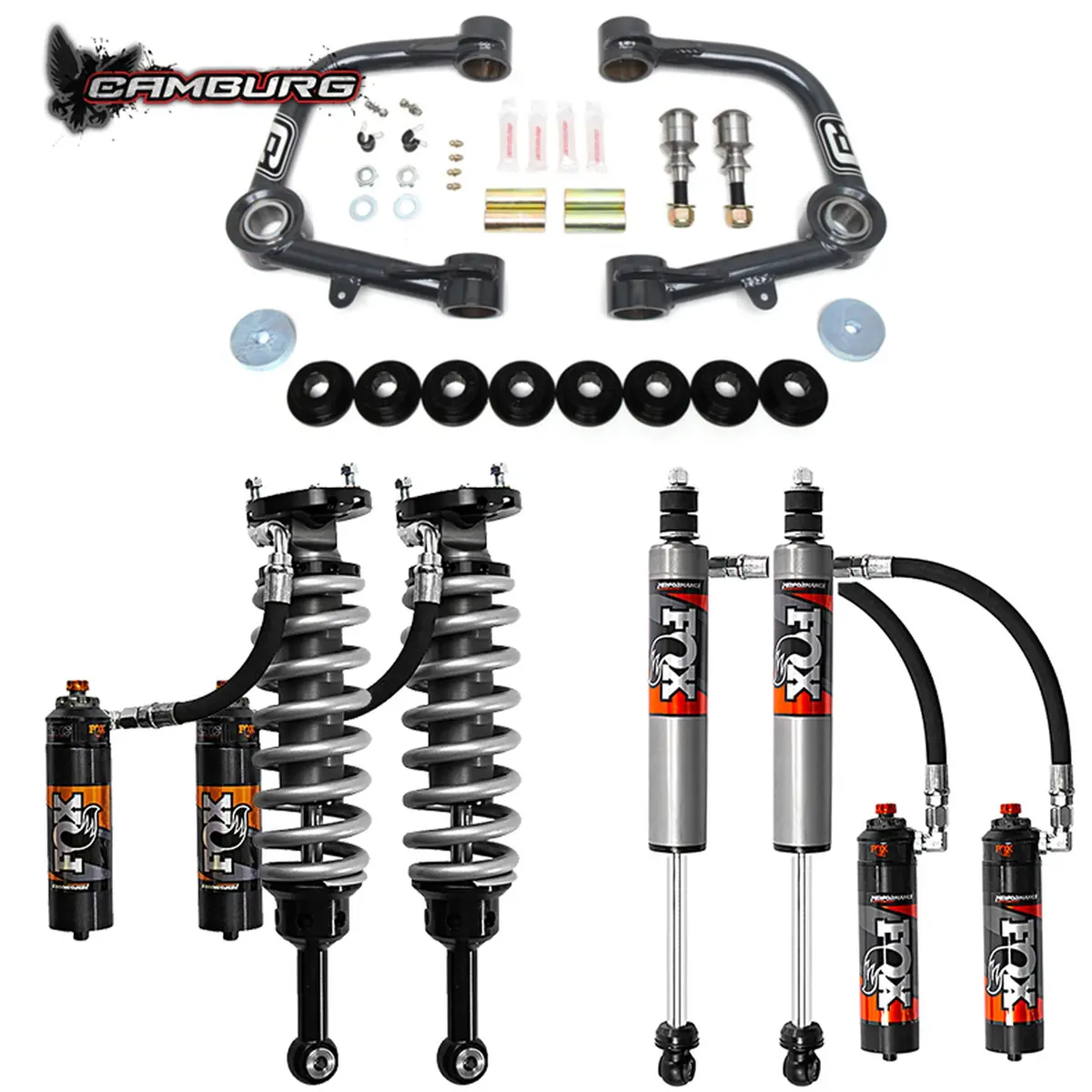 Camburg Engineering 2005-2023 Toyota Tacoma Excludes X-Runner Fox 2.5 Elite Dsc Camburg Series Lift Kit 1