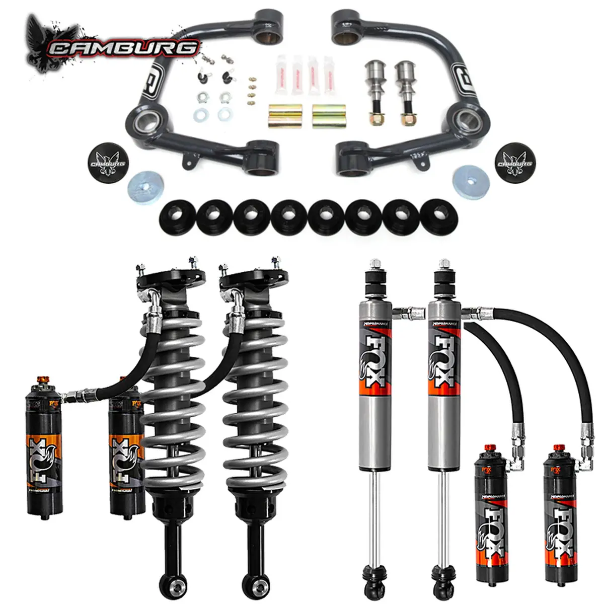 Camburg Engineering 2005-2023 Toyota Tacoma Excludes X-Runner Fox 2.5 Elite Dsc Camburg Series Lift Kit 1