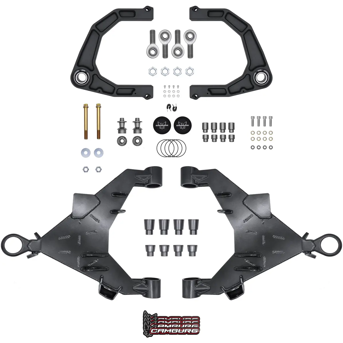 Camburg Engineering 2022-2024 Toyota Tundra Gray Kinetik Uniball Trail Series Long Travel Kit 1