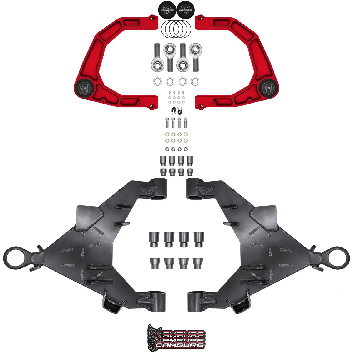 Camburg Engineering 2022-2024 Toyota Tundra Red Kinetik X-Joint Xl Trail Series Long Travel Kit 1