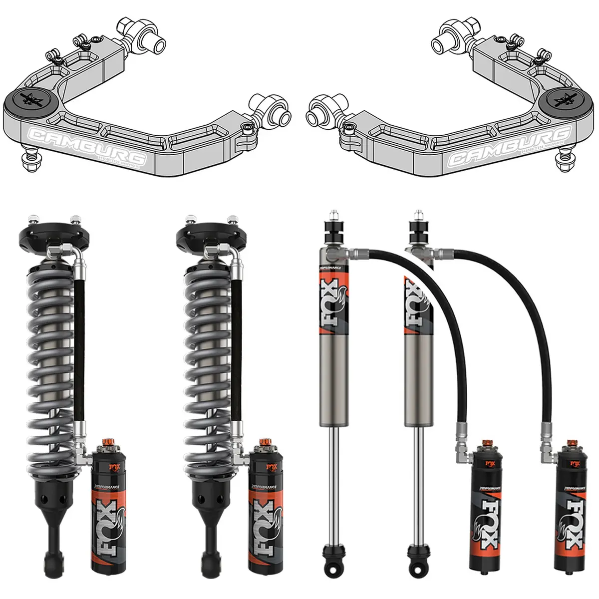 Camburg Engineering 2007-2021 Toyota Tundra Fox 2.5 Performance Kinetik Series Lift Kit 1