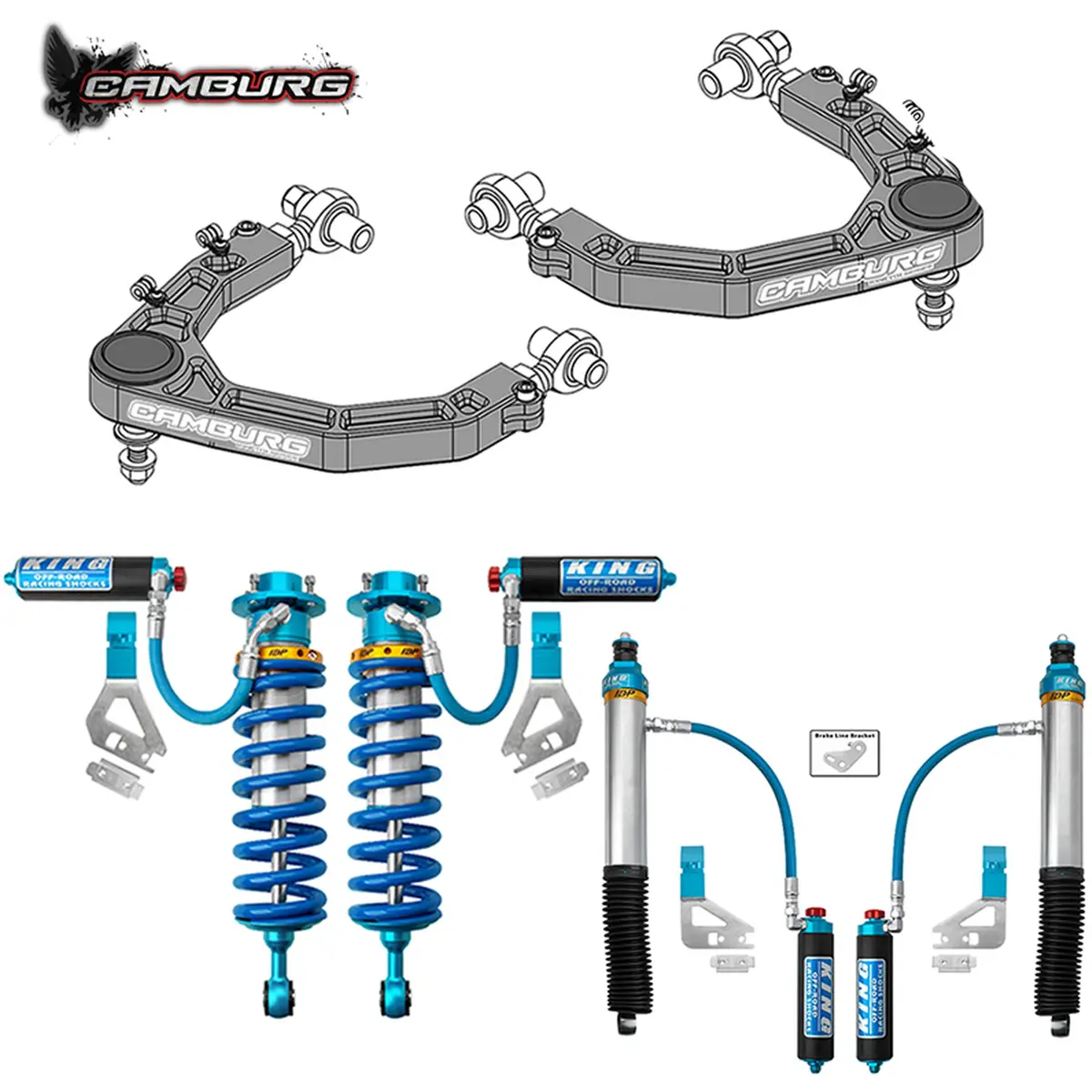 Camburg Engineering 2022-2024 Toyota Tundra King 3.0 Ibp Kinetik Series Lift Kit 1