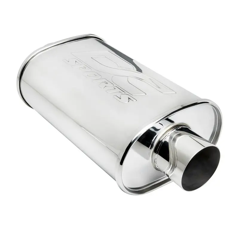 Dc Sports Universal Oval Muffler 3" Inlet 3" Outlet 1