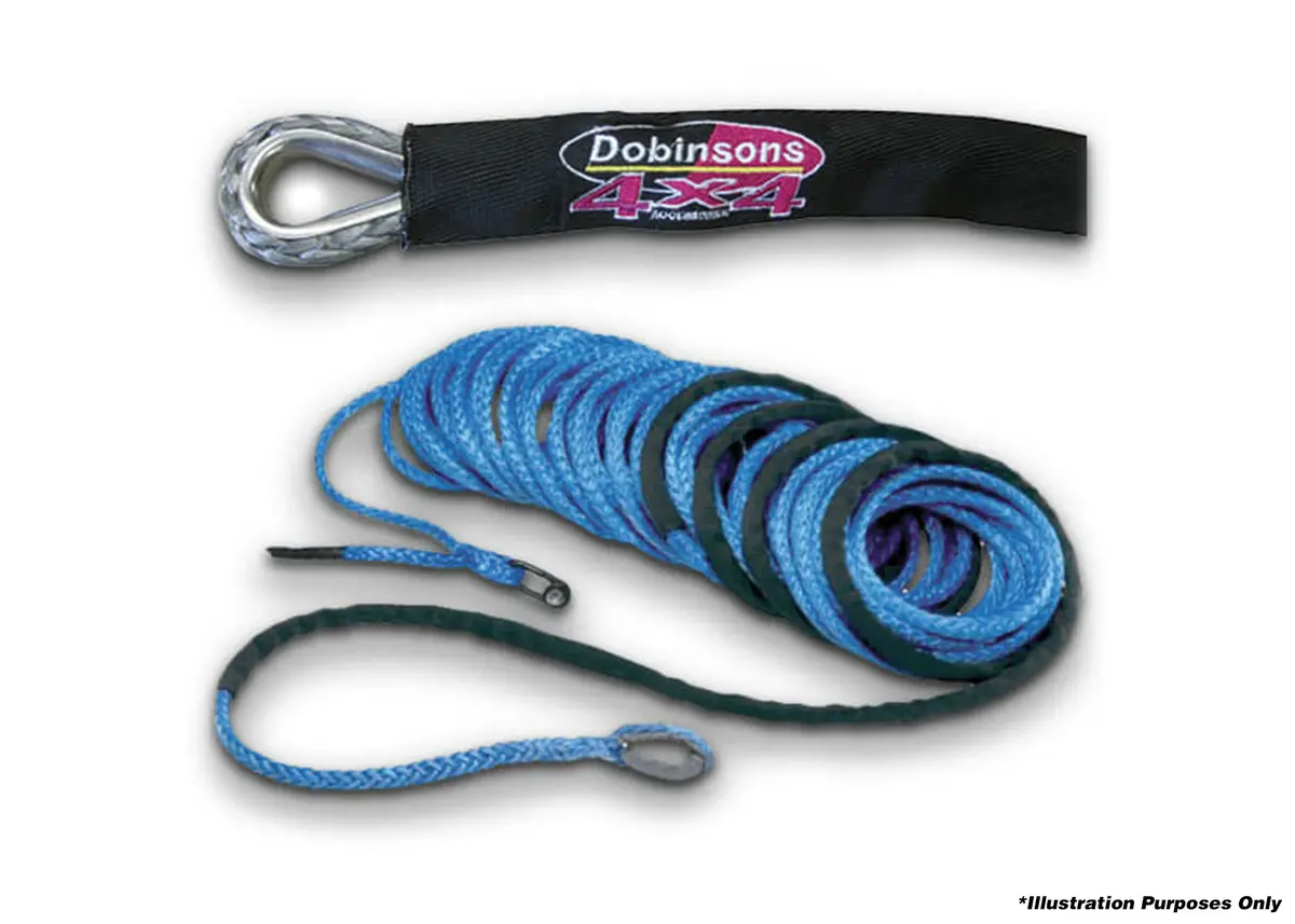 Dobinsons 11Mm X 30M Synthetic Winch Rope 18 000 Lb - Ew80-3822 1