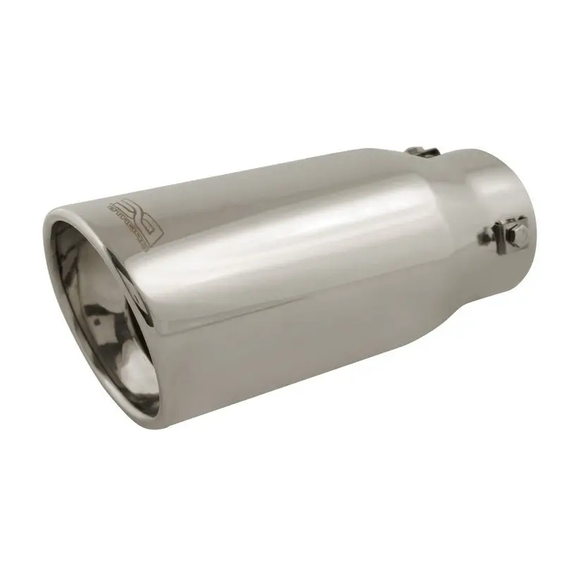 Dc Sport Polished Stainless Universal Bolt On Exhaust Slant Cut Tip 2.875" Inlet 3.75" Outlet 1
