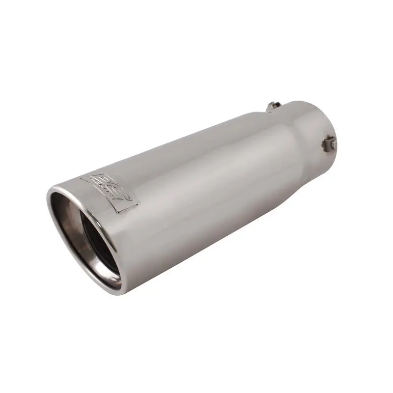 Dc Sport Polished Stainless Universal Bolt On Exhaust Slant Cut Tip 3.75" Inlet 4.5" Outlet 1