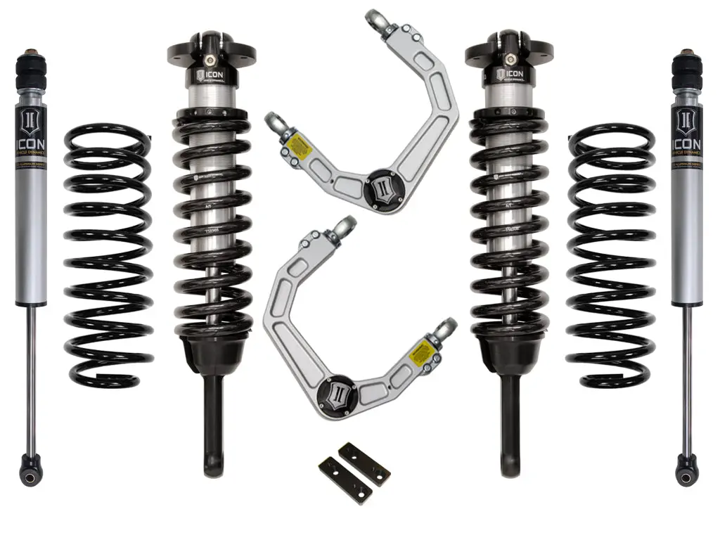 Icon 2010-2024 Toyota 4Runner/2010-2014 Toyota Fj Cruiser 0-3.5" Lift Stage 2 Suspension System Billet Uca 1