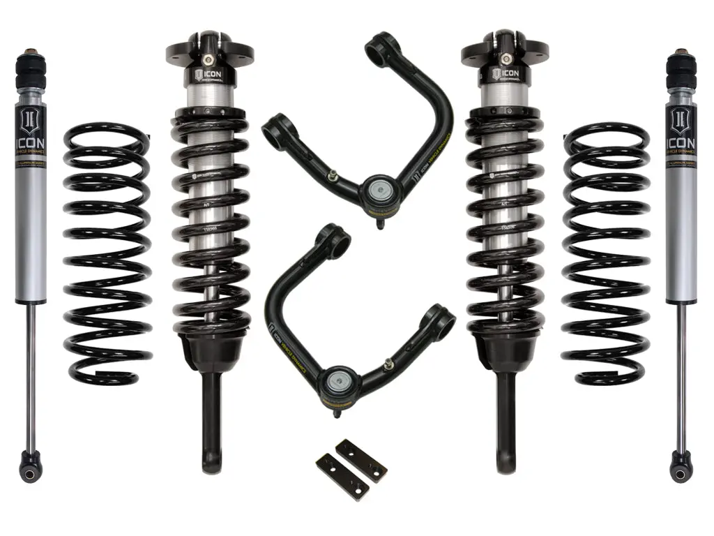 Icon 2010-2024 Toyota 4Runner/2010-2014 Toyota Fj Cruiser 0-3.5" Lift Stage 2 Suspension System Tubular Uca 1