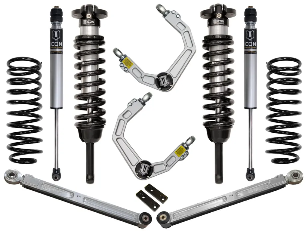 Icon 2010-2024 Toyota 4Runner/2010-2014 Toyota Fj Cruiser 0-3.5" Lift Stage 3 Suspension System Billet Uca 1