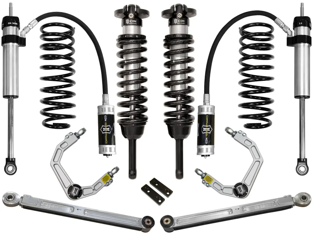 Icon 2010-2024 Toyota 4Runner/2010-2014 Toyota Fj Cruiser 0-3.5" Lift Stage 4 Suspension System Billet Uca 1