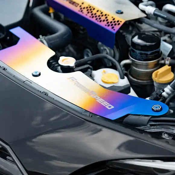 Grimmspeed Titanium Radiator Shroud - 2022+ Subaru Wrx 1