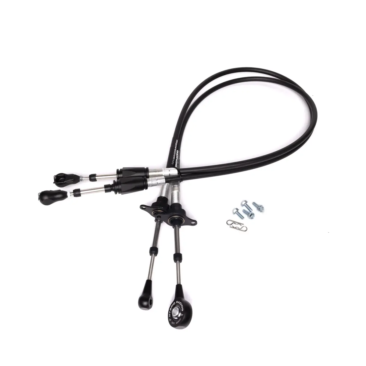 Hybrid Racing Performance Shifter Cables (K24a2/A4/A8 Trans To Z3 Bolt-In Shifter) 1