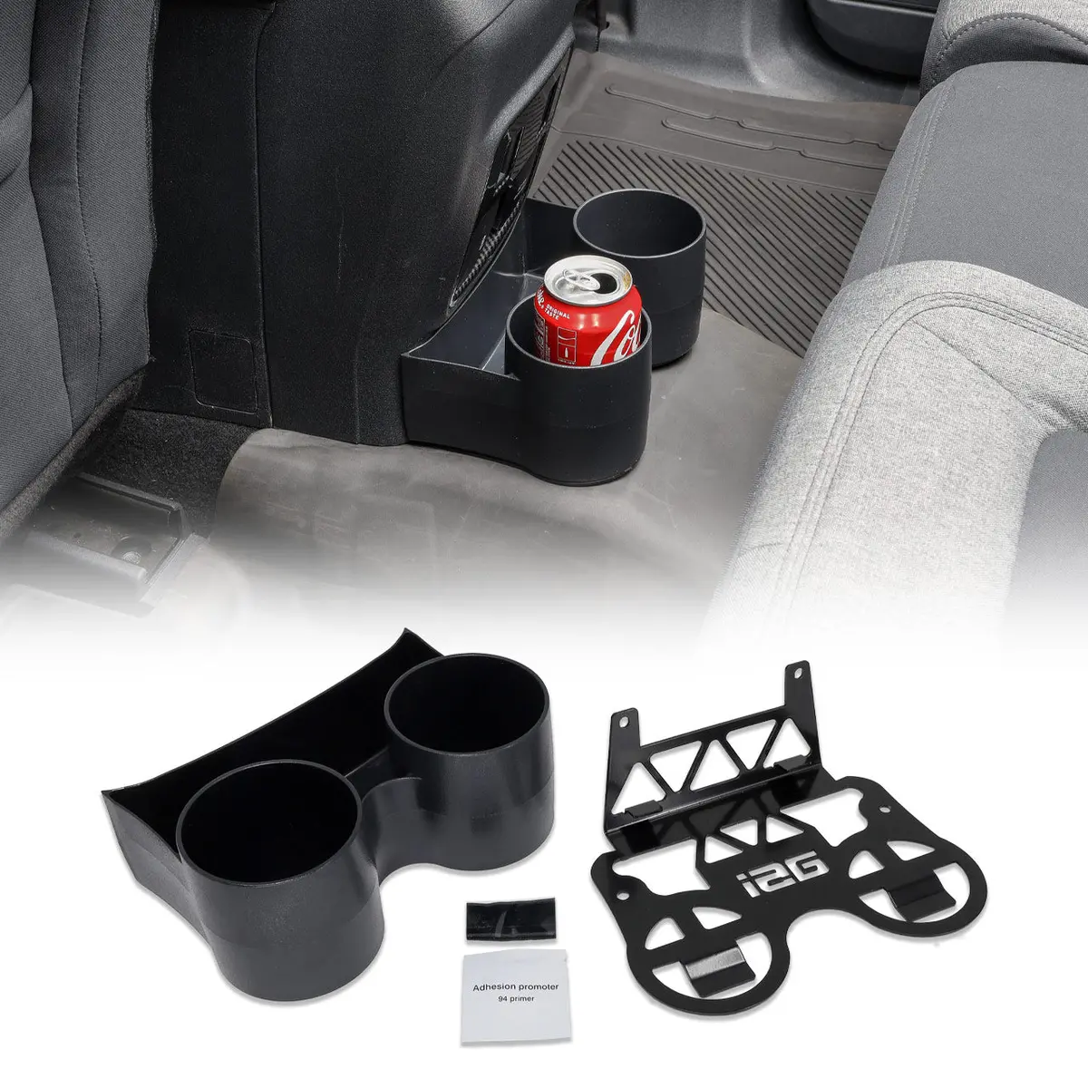 Iag Removable Dual Rear Cup Holder For Two & Four Door 2021-24 Ford Bronco 1