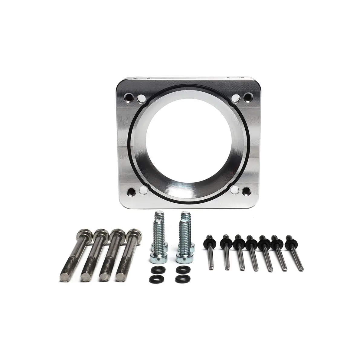 Iag Big Bore 76Mm Throttle Body Adapter For Oem Sti Cosworth & Ams Intake Manifolds 1