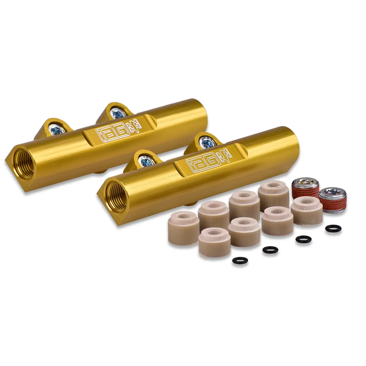 Iag V3 Top Feed Fuel Rails For 2002-14 Subaru Wrx 07-21 Sti 08-12 Lgt 06-13 Fxt (Gold Finish). 1