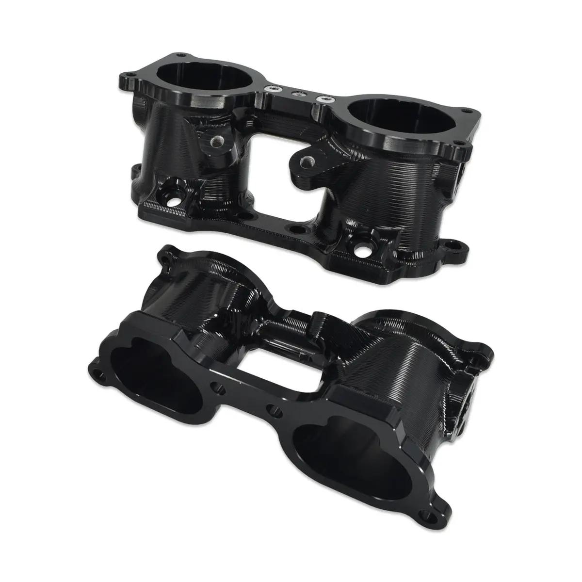 Iag V3 Top Feed Tgv Housings With Butterfly Pass Thru (Black) (06-14 Wrx 07+ Sti 07-12 Lgt 09-13 Fxt) 1