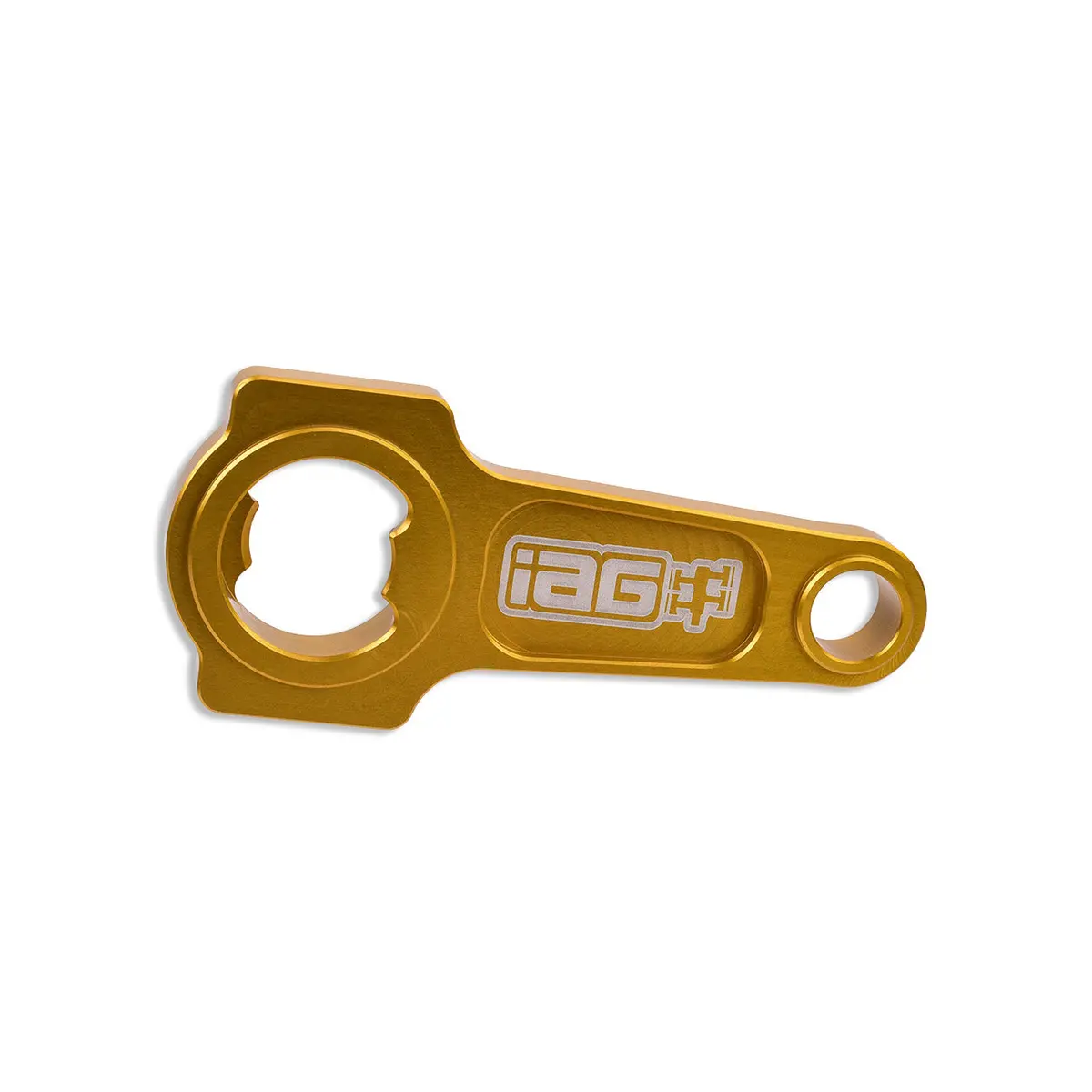 Iag Billet Connecting Rod Bottle Opener (Gold). 1