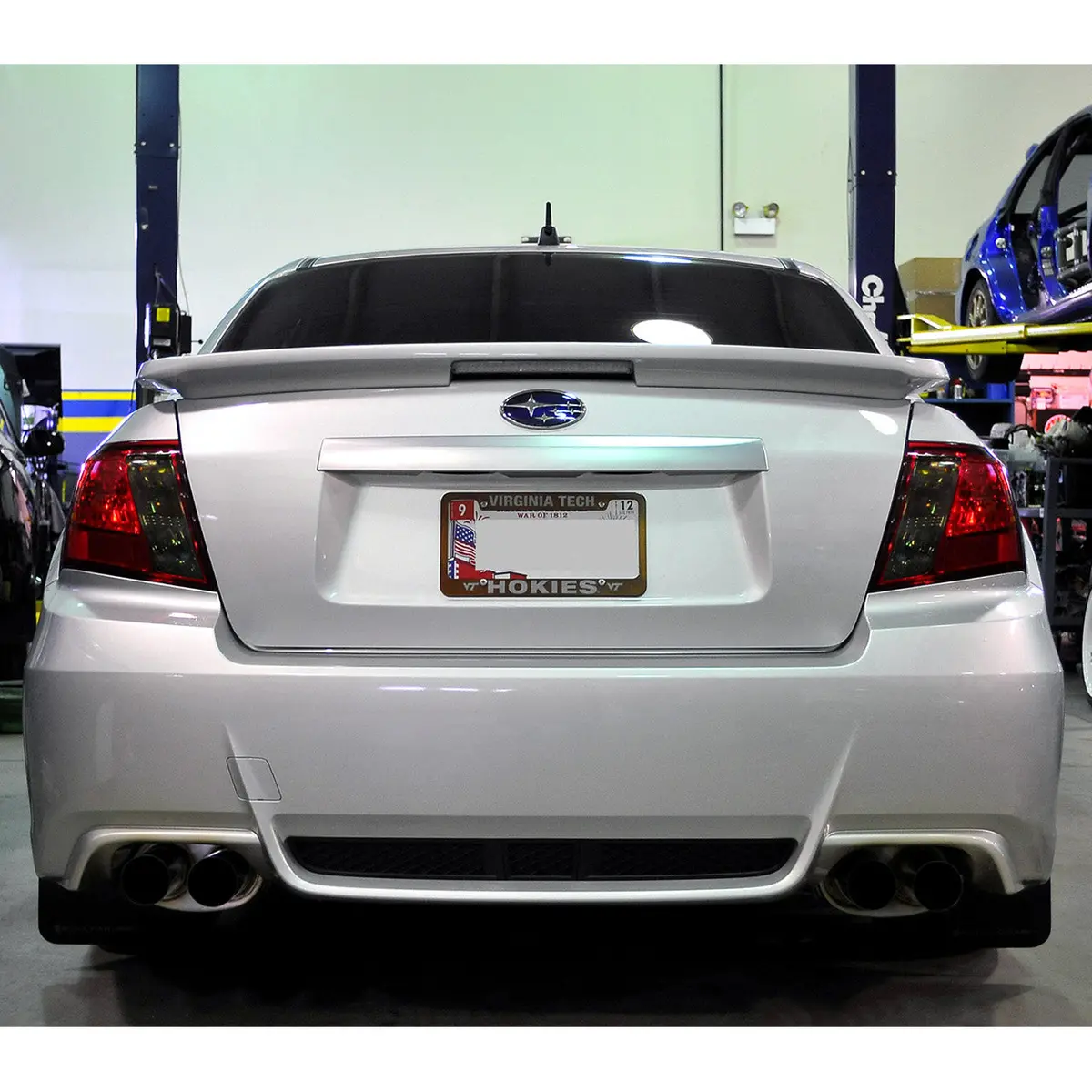 Iag Rockblocker Smoked Reverse Light Overlay Film Kit For 2008-14 Subaru Wrx 11-14 Sti Sedan. 1