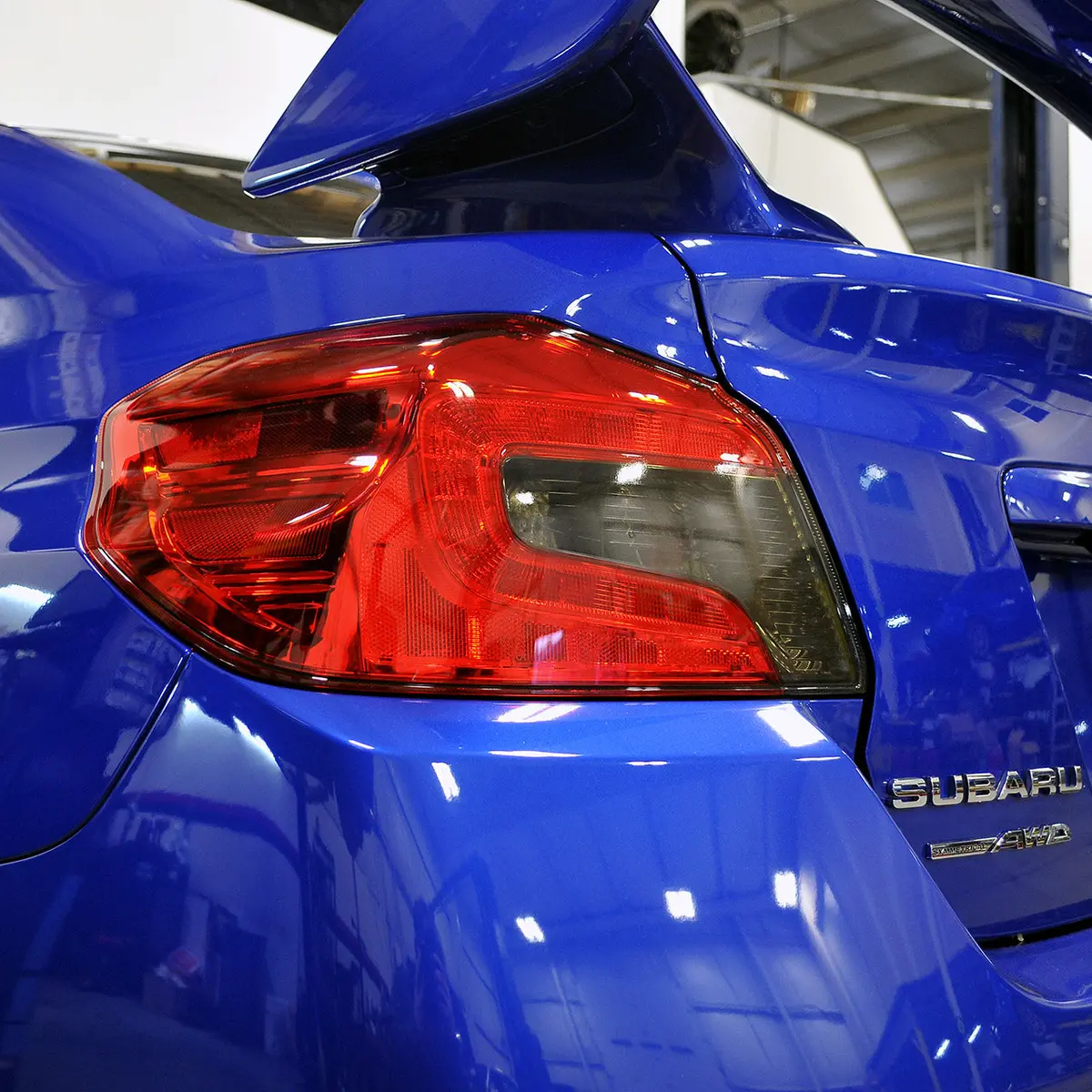 Iag Rockblocker Smoke Reverse Light Overlay Film Kit For 2015 - 21 Subaru Wrx And Sti Sedan. 1