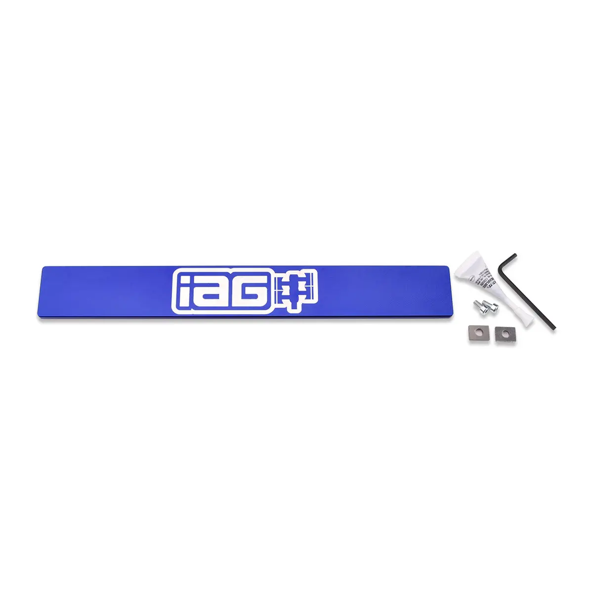 Iag Stealth Mount Tag Delete For 2008-14 Subaru Wrx And Sti (Blue Finish). 1