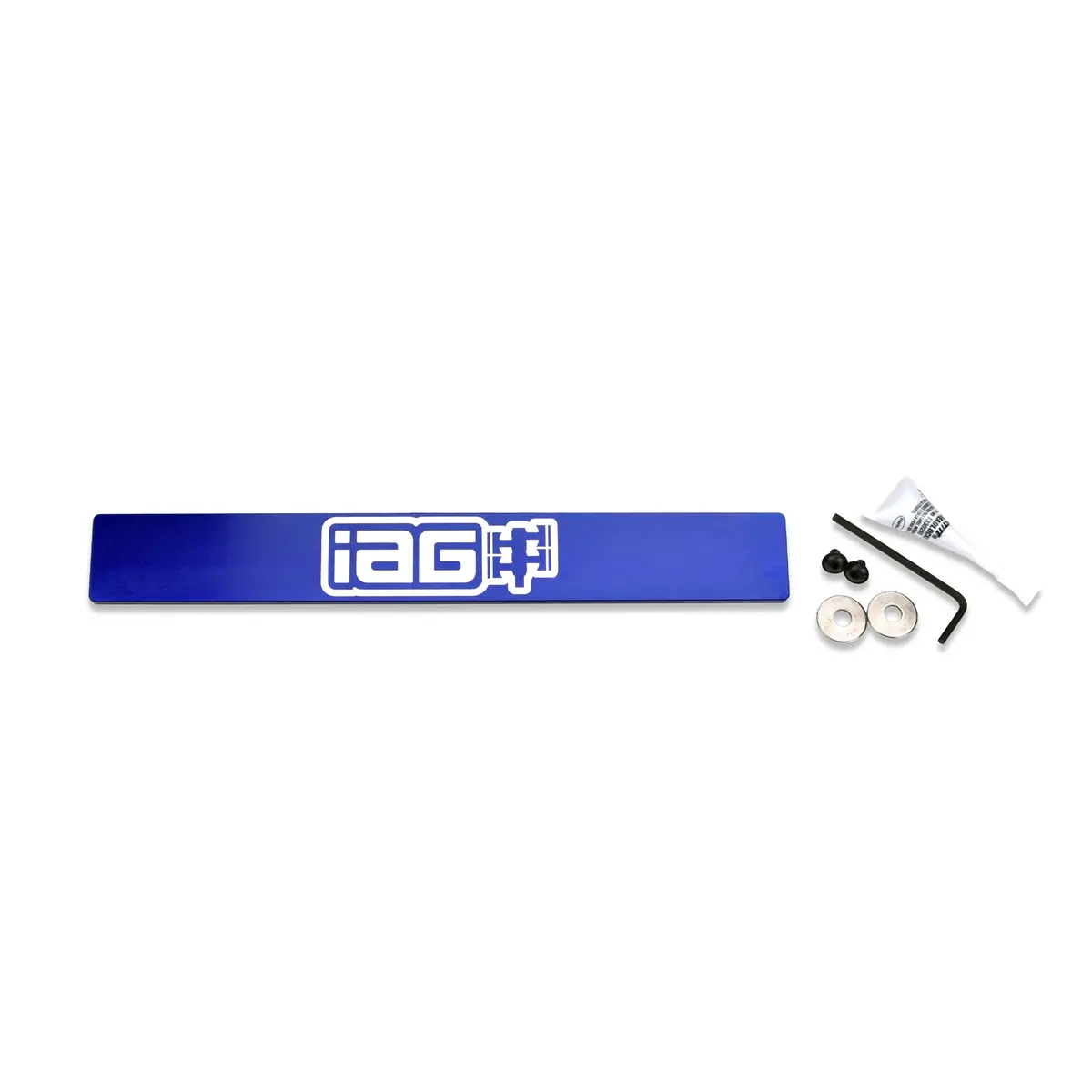 Iag Stealth Mount Tag Delete For 2015-21 Subaru Wrx And Sti (Blue Finish). 1
