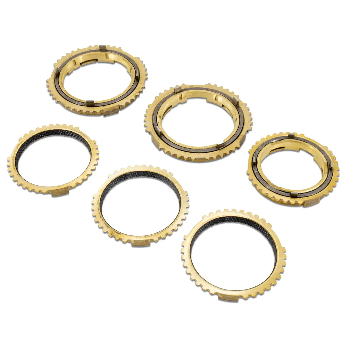 Iag 6Mt 1 - 6 Brass Synchro Gear Set With Gears 1 - 6 Carbon Faced Brass (2008 + Sti) 1