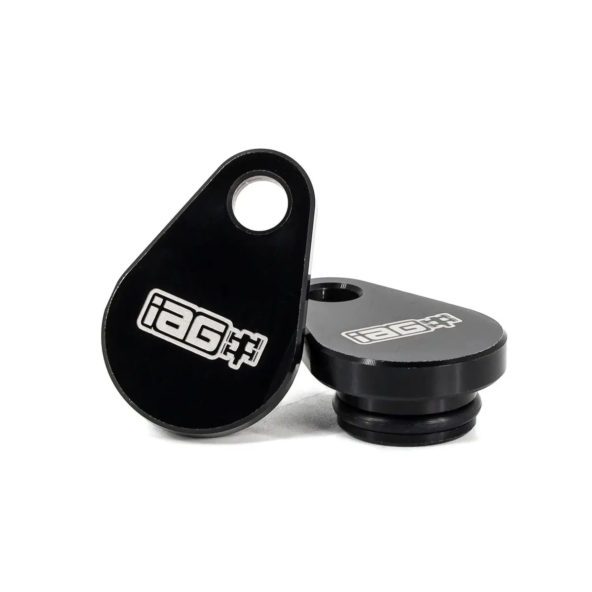 Iag Black Avcs Camshaft Sensor Plugs (Pair) For 2002-05 Subaru Wrx W/ Avcs Heads. 1