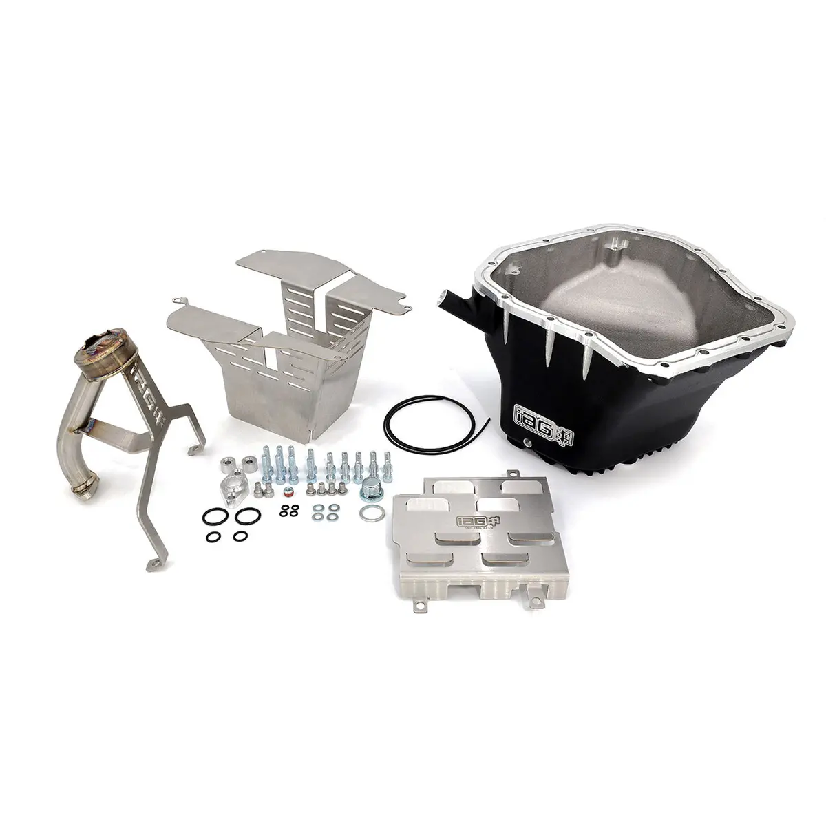 Iag Ej Street Series Oil Pan Package (Black Pan / Pickup / Street Baffle / Windage Tray) For Wrx Sti Lgt Fxt. 1