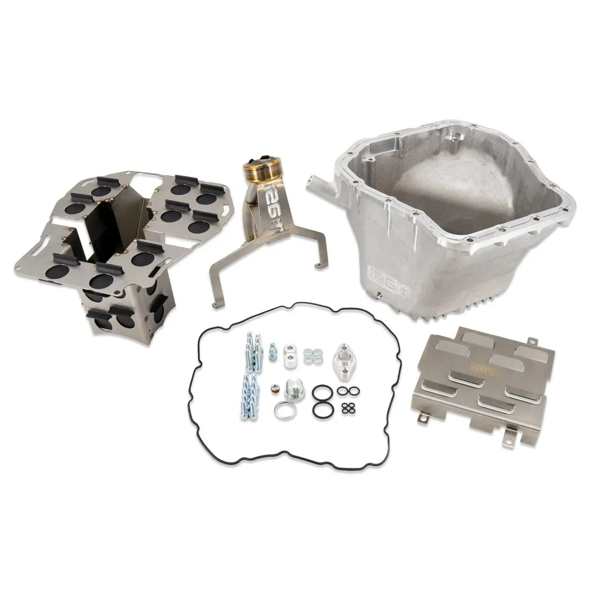 Iag Ej Competition Series Oil Pan Package (Silver Pan / Pickup / Comp Baffle / Windage Tray) For Wrx Sti Lgt Fxt. 1