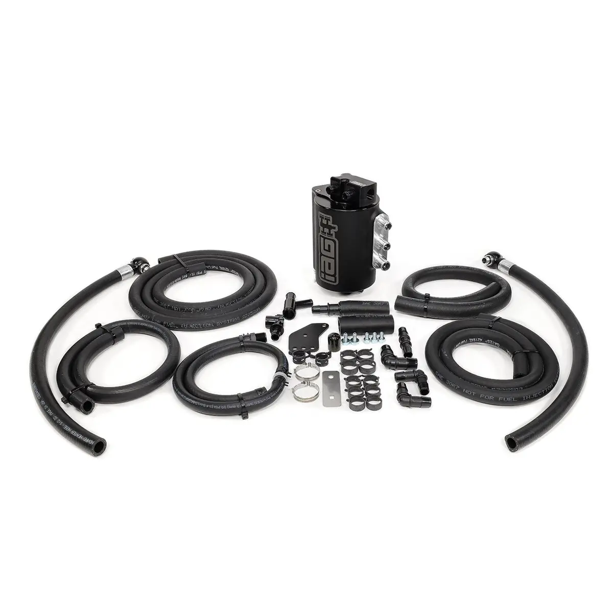 Iag V3 Street Series Air / Oil Separator (Aos) For 2008-14 Wrx & 2008-21 Sti - Black Finish 1
