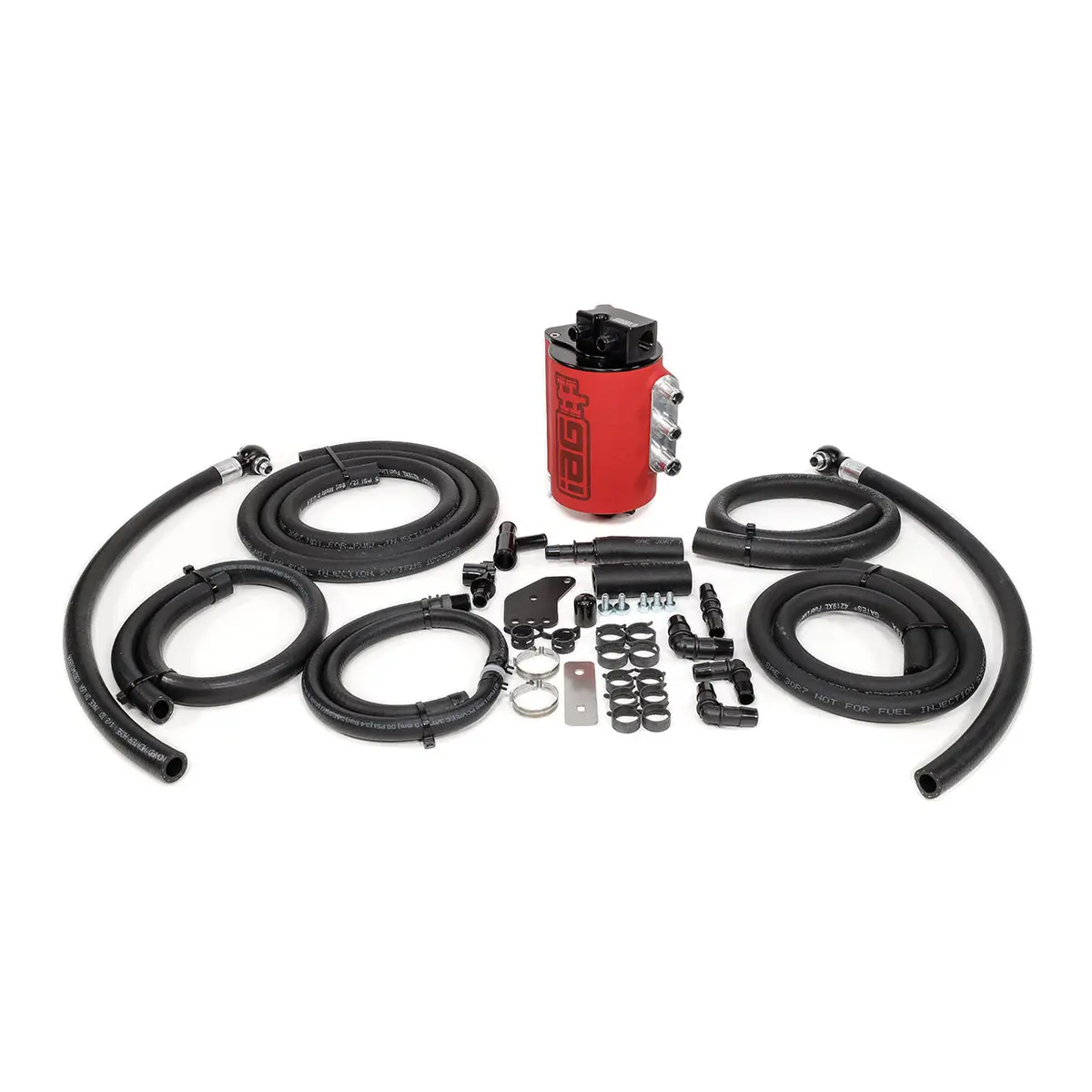 Iag V3 Street Series Air / Oil Separator (Aos) For 2008-14 Wrx & 2008-21 Sti - Red Finish 1