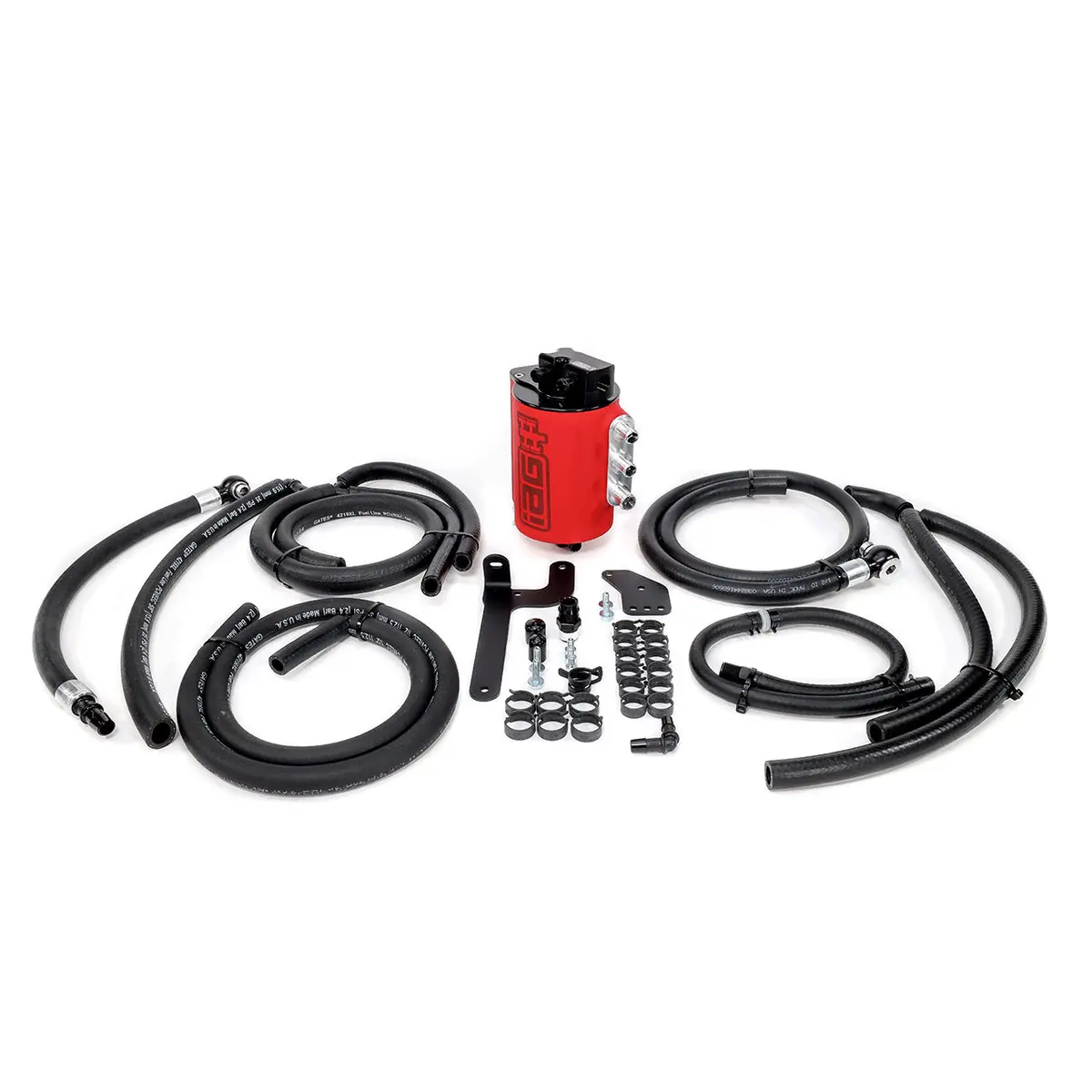 Iag V3 Street Series Air / Oil Separator (Aos) For 2015-21 Subaru Wrx - Red Finish 1