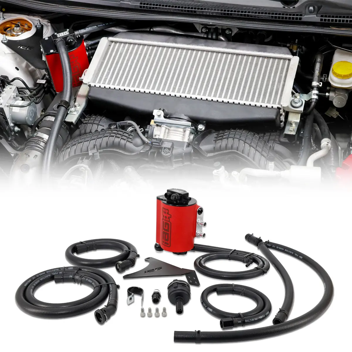 Iag Air Oil Separator Aos For 2022-2024 Wrx Red 1