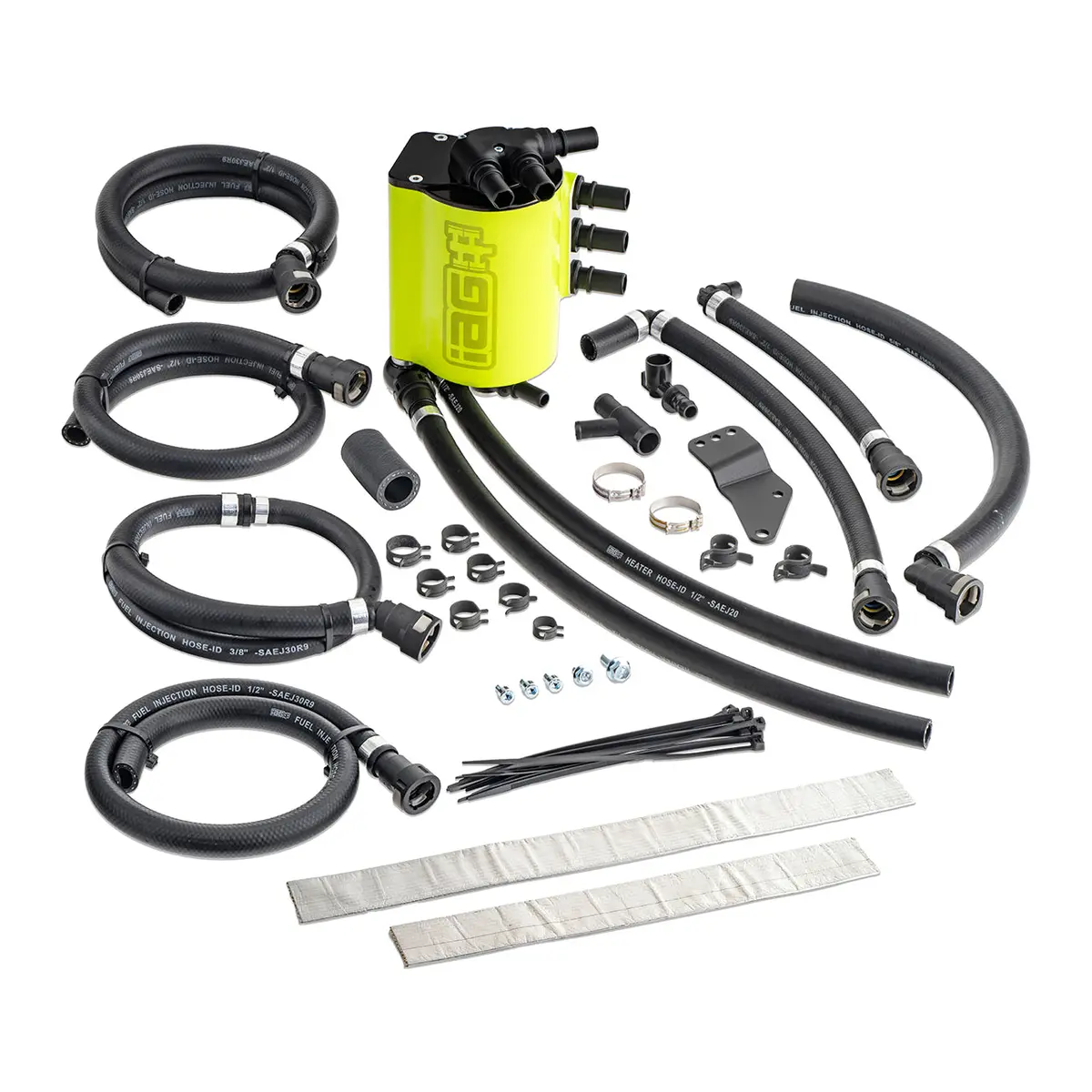 Iag Air Oil Separator Aos For 06-07 Wrx 04-07 Sti 04-08 Fxt Neon Yellow 1
