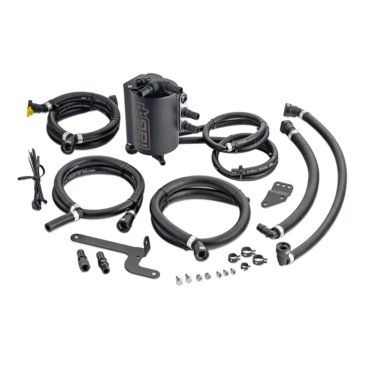 Iag  Air Oil Separator Aos For 15-21 Wrx 14-18 Fxt Black 1