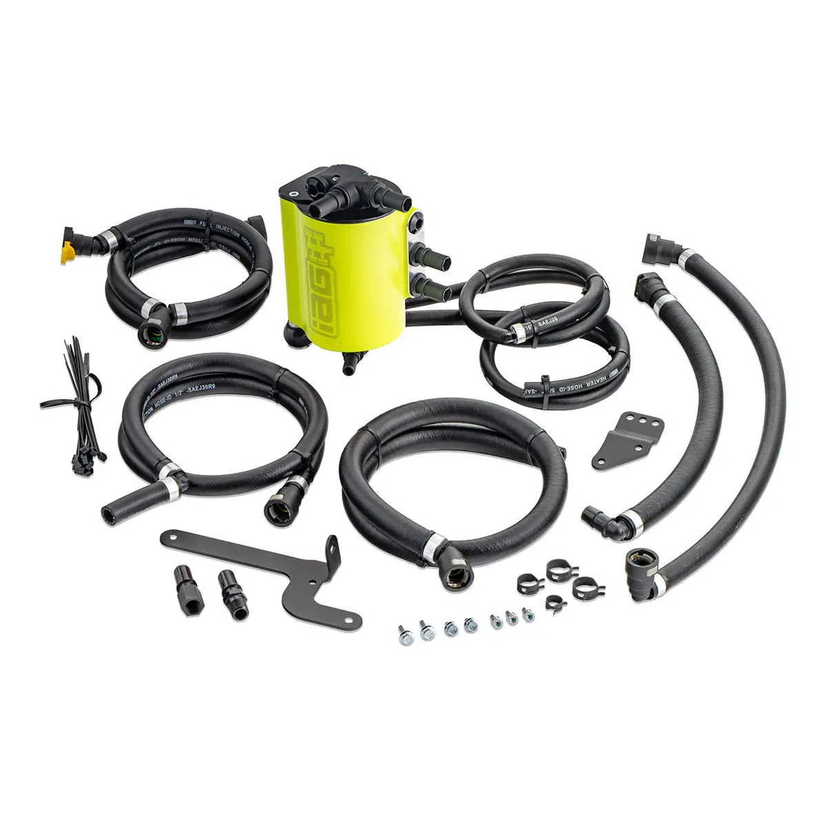 Iag Air Oil Separator Aos For 15-21 Wrx 14-18 Fxt Neon Yellow 1