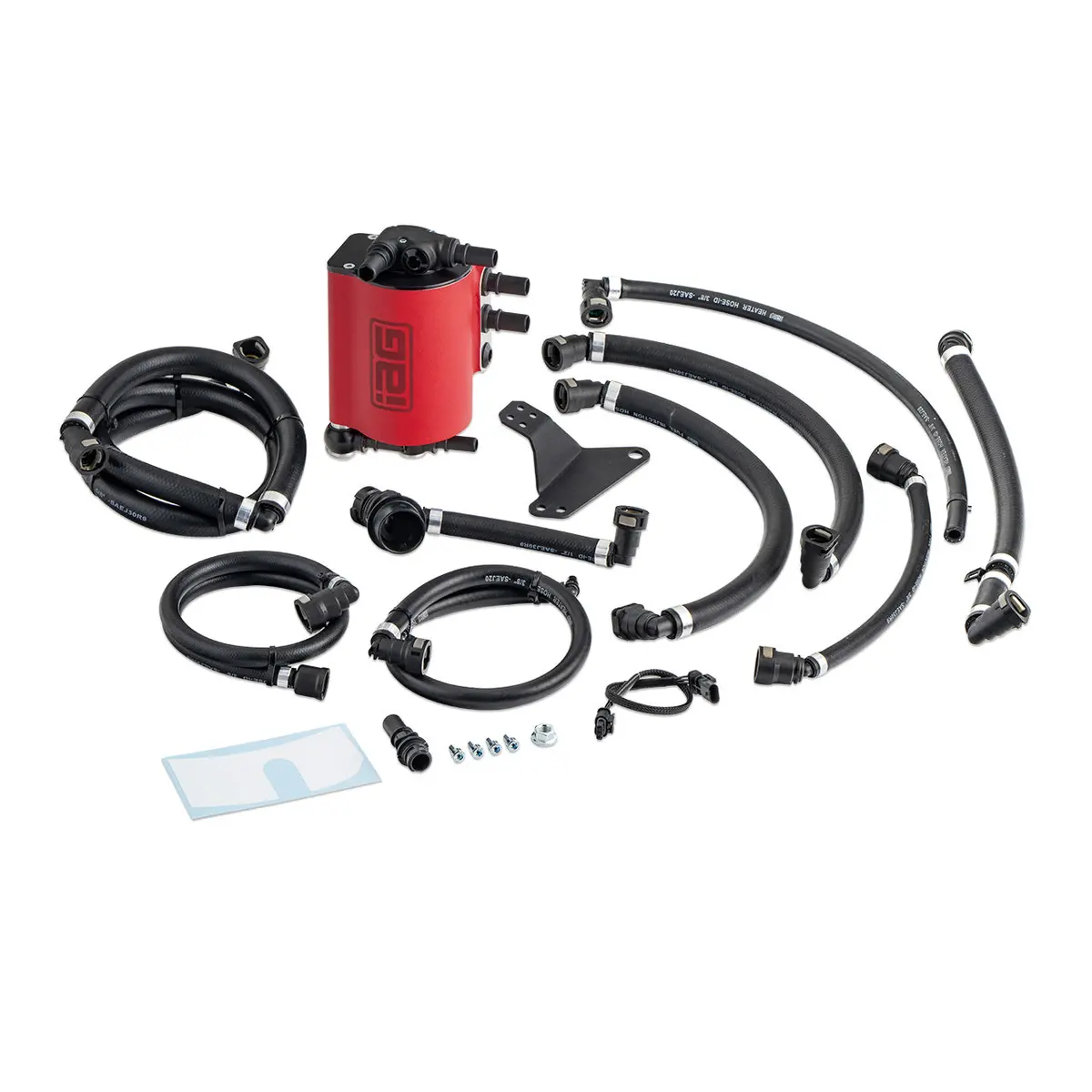 Iag Air Oil Separator Aos For 17-20 Ford F-150 & Raptor 3.5L Ecoboost Powder Coat Red 1