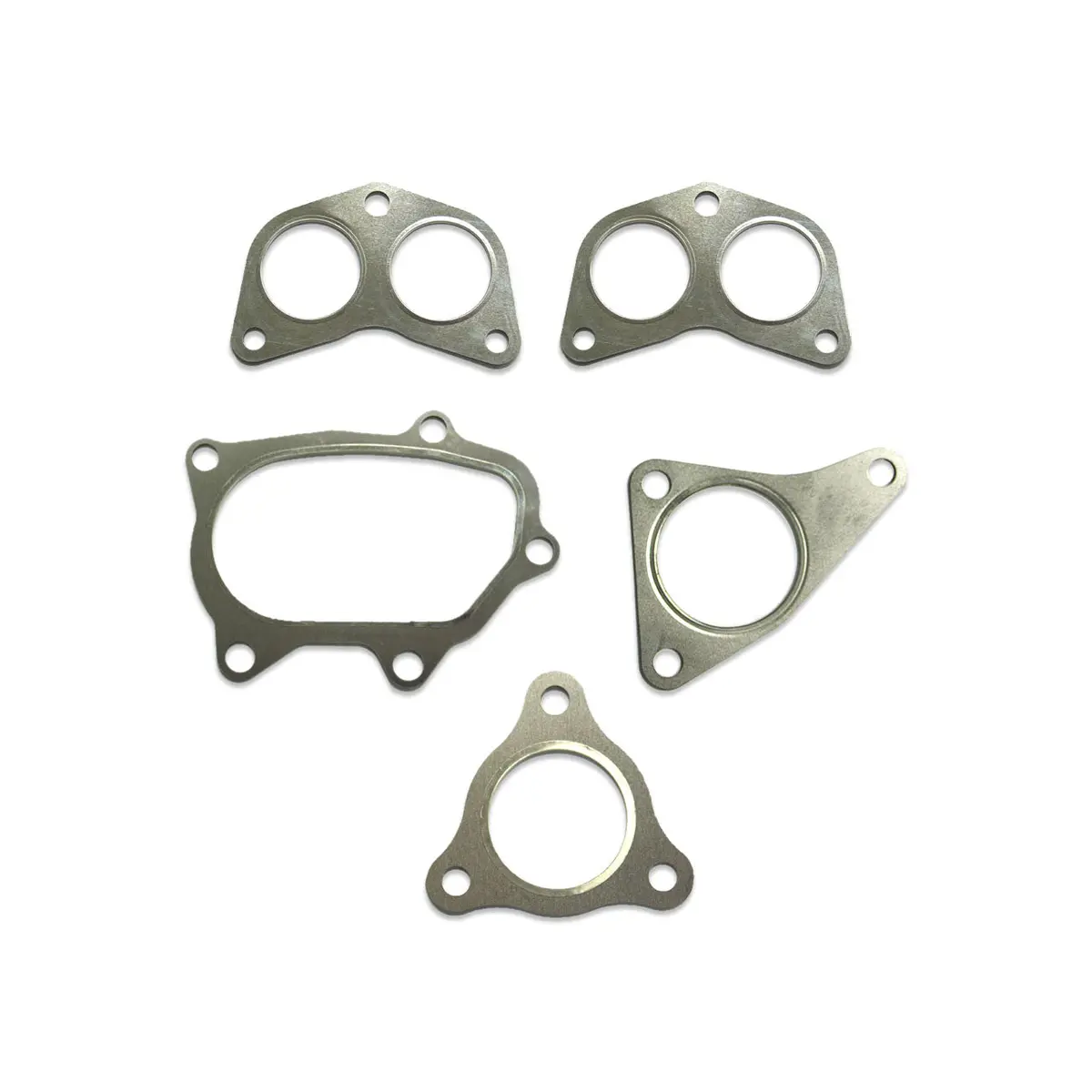 Subaru Stainless Steel Exhaust Gasket Set (5 Piece) For 3-Bolt Uppipe 1