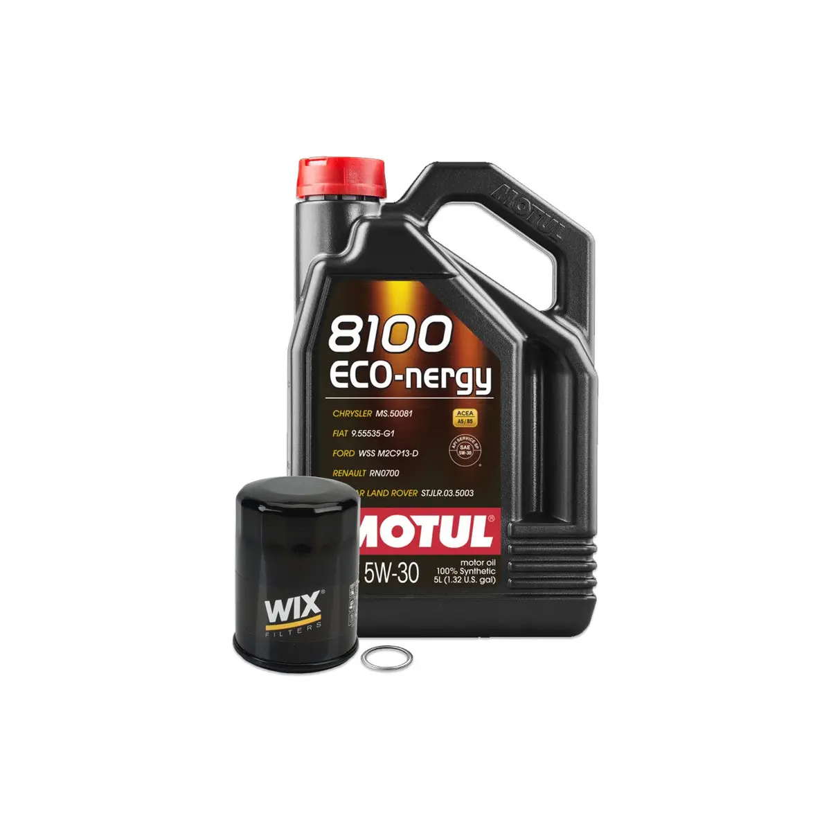 Iag Motul 5L 5W30 Eco-Nergy (Oem Engine) Oil Change Package Fits 02-14 Wrx 04-21 Sti 05-09 Lgt 04-13 Fxt 1