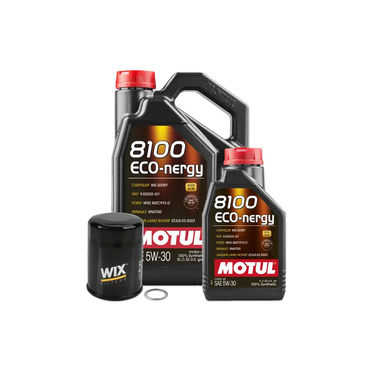Iag Motul 6L 5W30 Eco-Nergy (Oem Engine) Oil Change Package Fits 02-14 Wrx 04-21 Sti 05-09 Lgt 04-13 Fxt 1