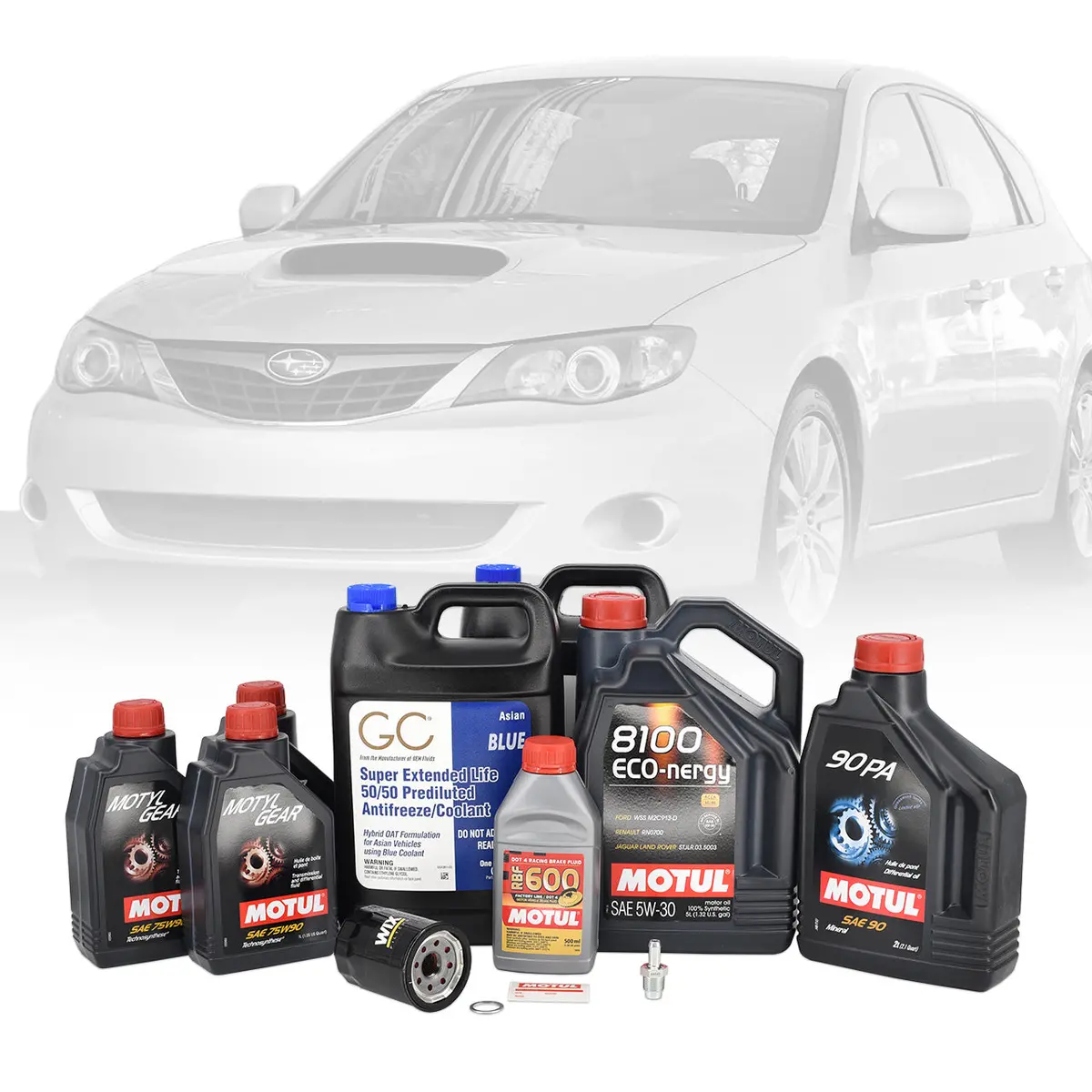 Iag 30K/90K Oe Engine Service Package With Metal Pcv Valve For 2008-14 Subaru Wrx 1