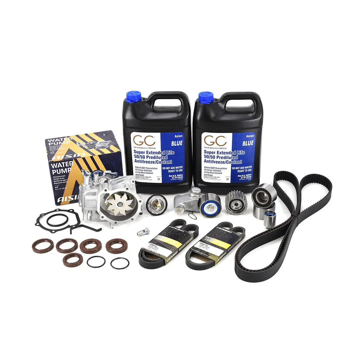 Iag 105K Service Package W/ Aisin Water Pump Fits 2005-09 Subaru Legacy Gt 1