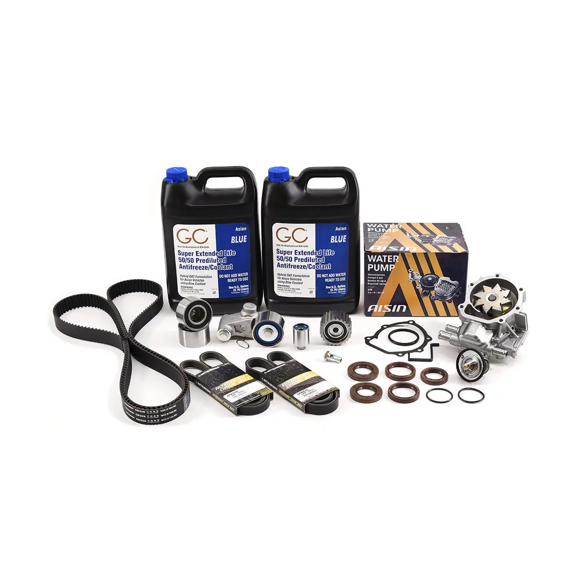 Iag 105K Service Package W/ Aisin Water Pump Fits 2006-07 Subaru Wrx 1