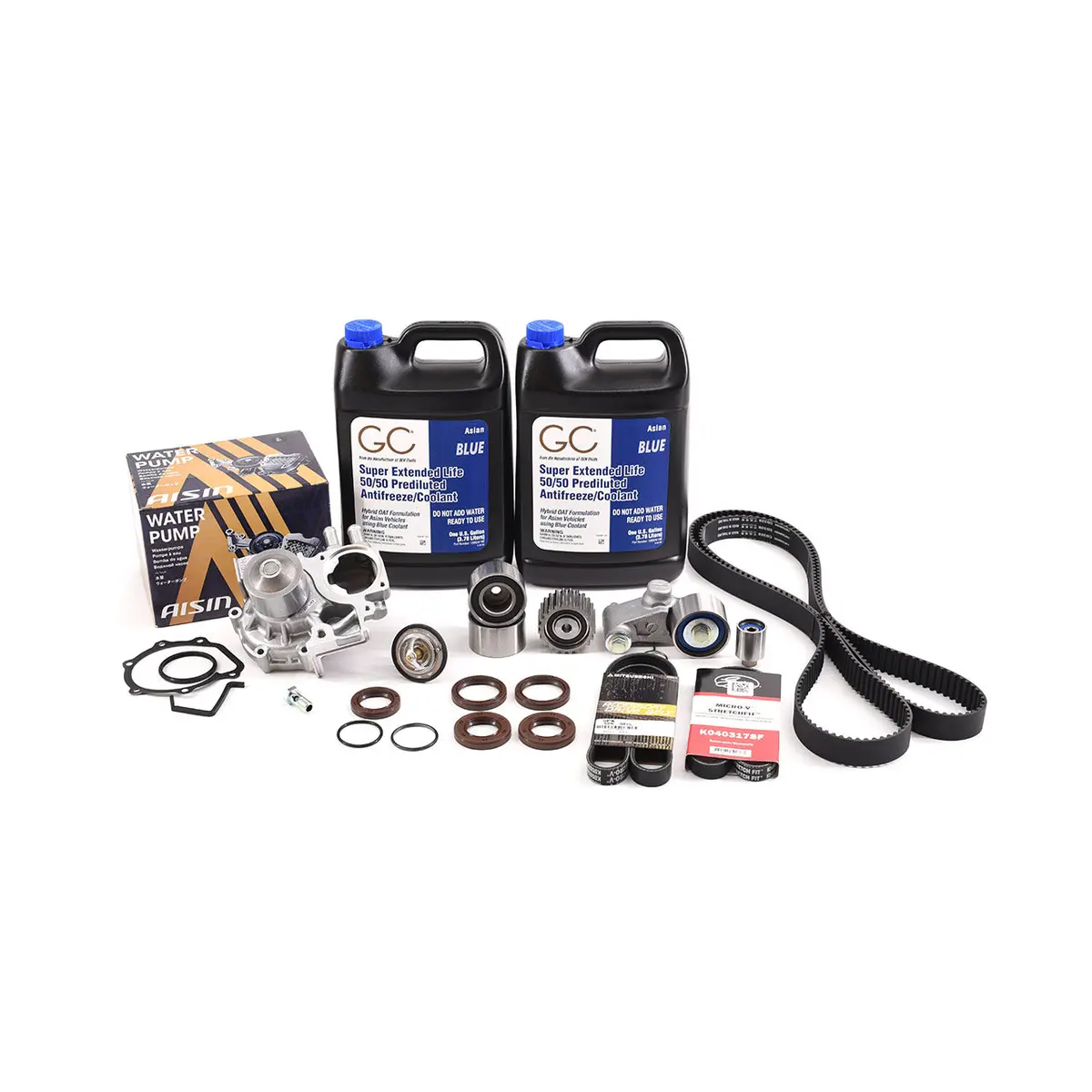 Iag 105K Service Package W/ Aisin Water Pump Fits 2008-14 Subaru Wrx 1