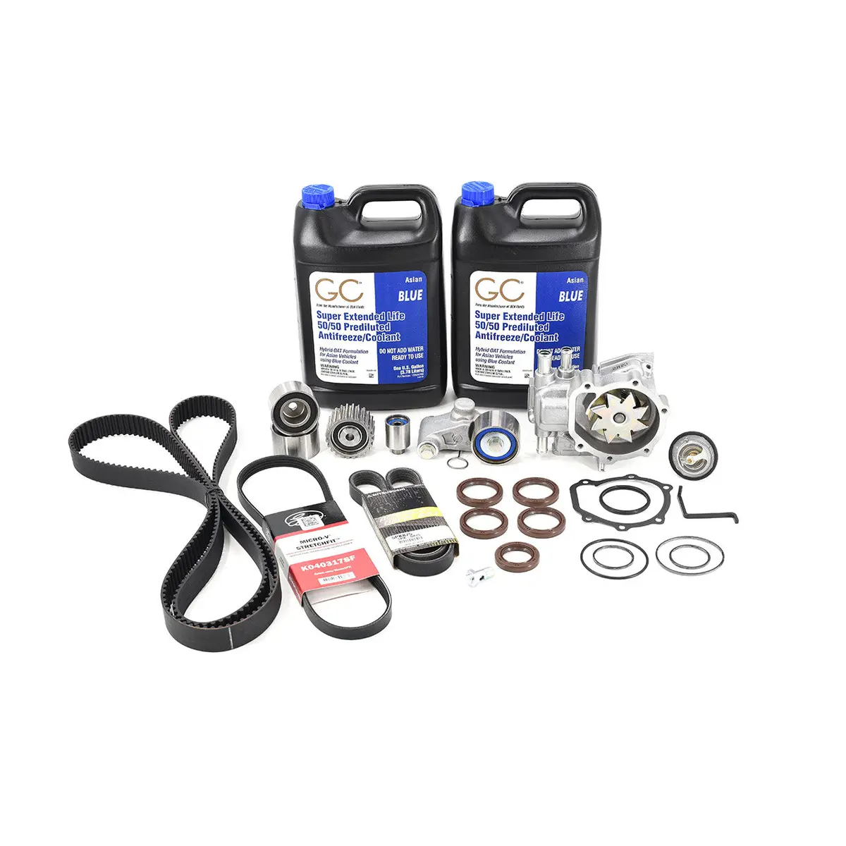 Iag 105K Service Package W/ Aisin Water Pump Fits 2008-21 Subaru Sti 1