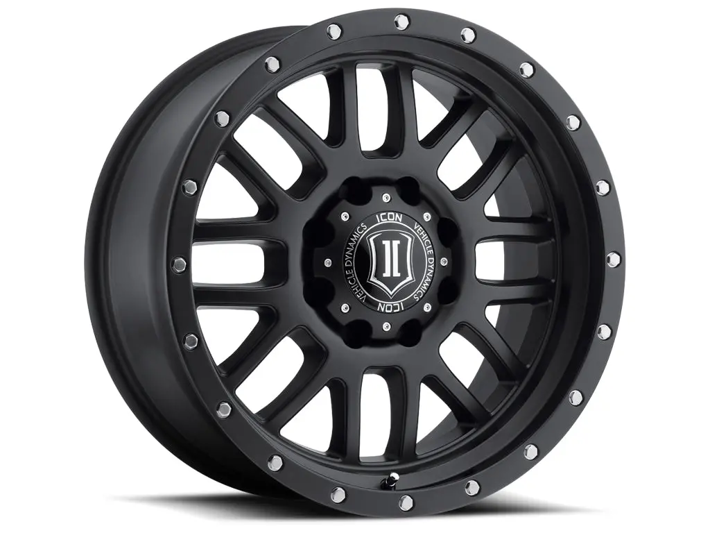Icon Alloys Alpha Sat Blk - 20 X 9 / 8 X 180 / 12Mm / 5.5" Bs 1