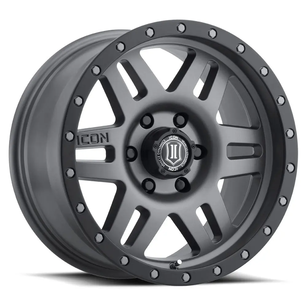 Icon Alloys Six Speed Titanium - 17 X 8.5 / 6 X 5.5 / 25Mm / 5.75" Bs 1