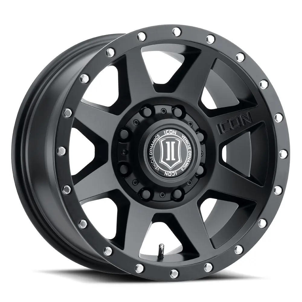 Icon Alloys Rebound Hd Sat Blk -18 X 9 / 8 X 180 / 12Mm / 5.5" Bs 1